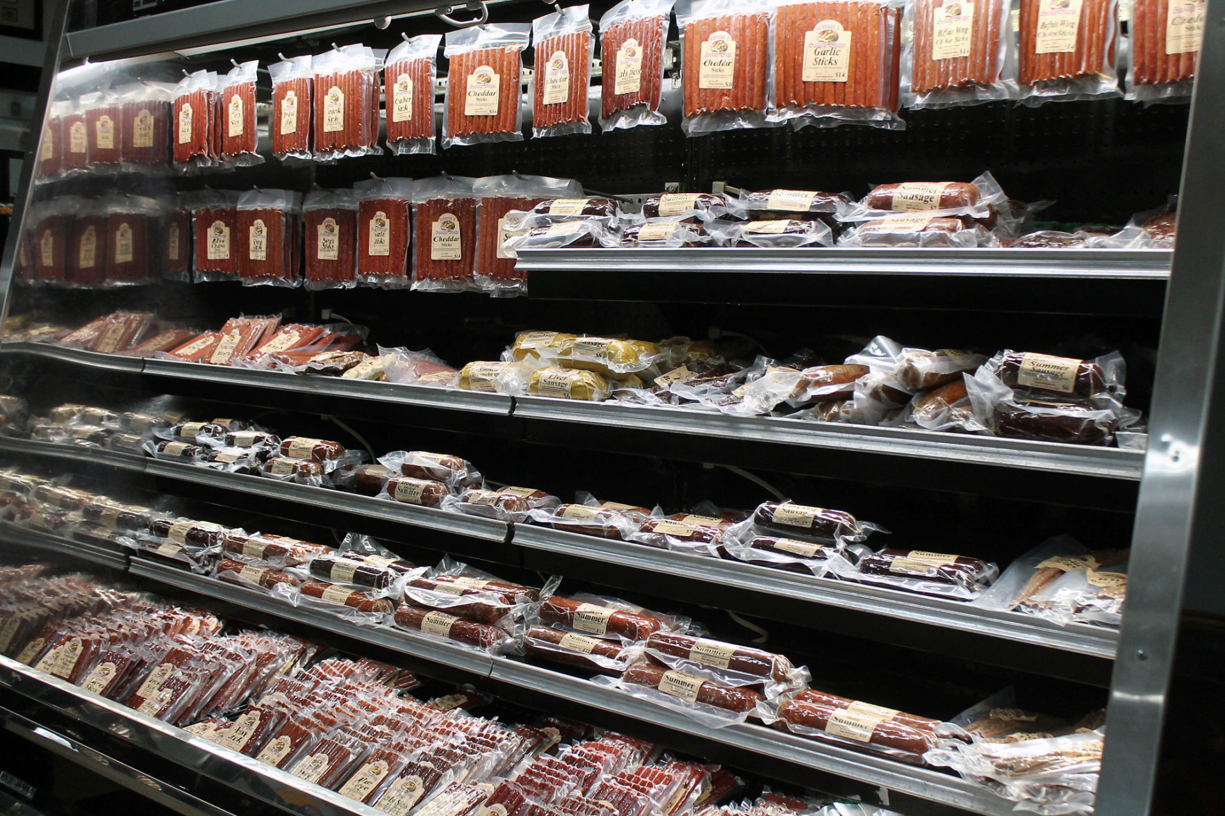 Packaged meat snacks
